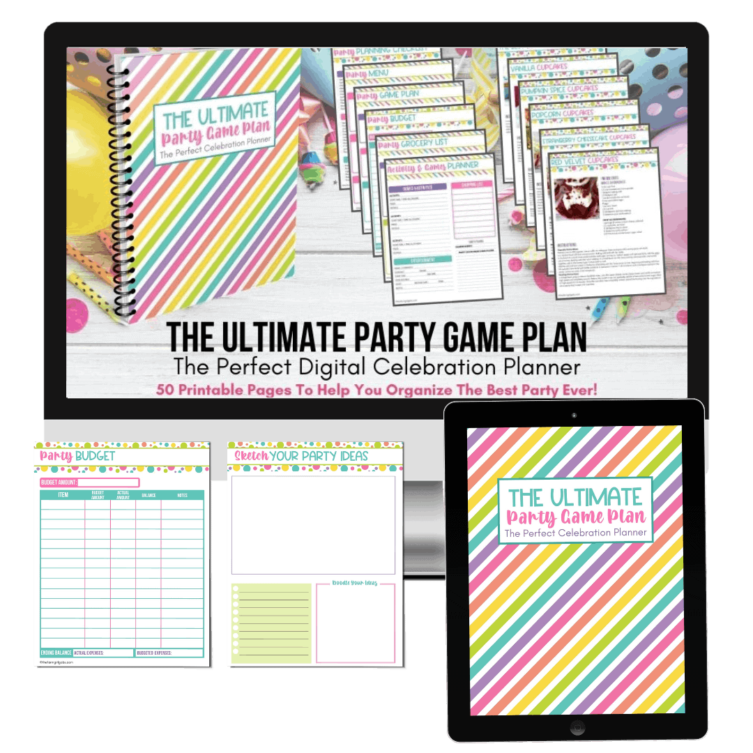 Plan the perfect party. This Ultimate Party Celebration Planner has all the planning pages needed to organize a successful party celebration.