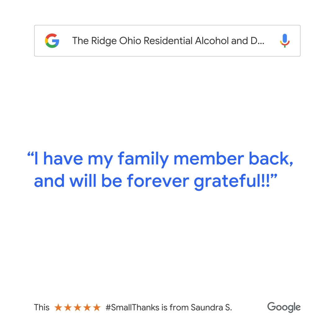 The Ridge Ohio Got My Loved One Back.