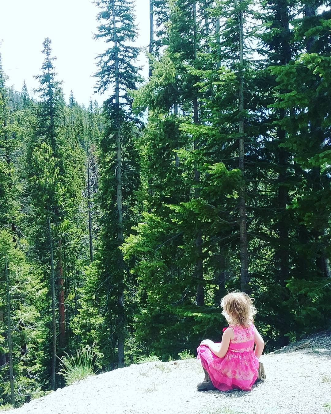 Awe inspiring views, even for a 3 year old!