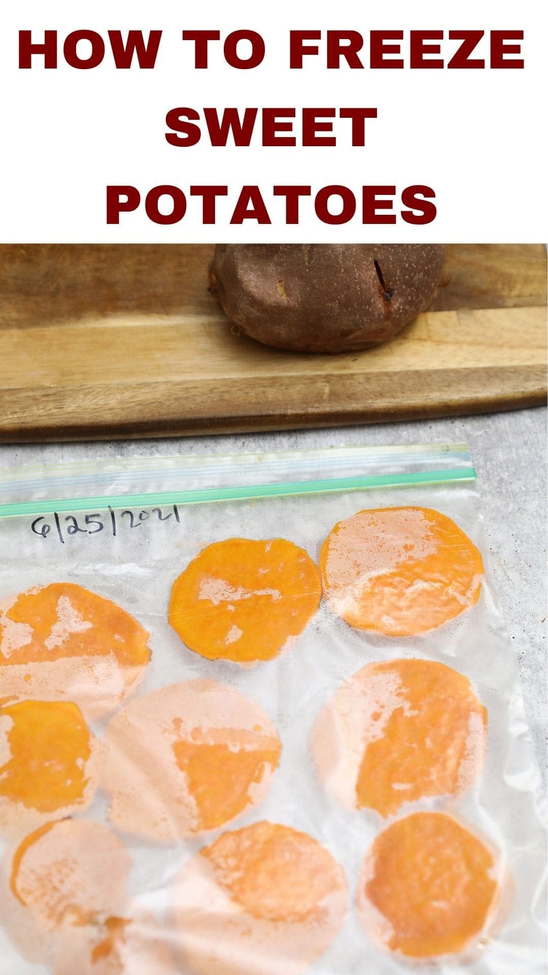 How To Freeze Sweet Potatoes? Healthier Steps