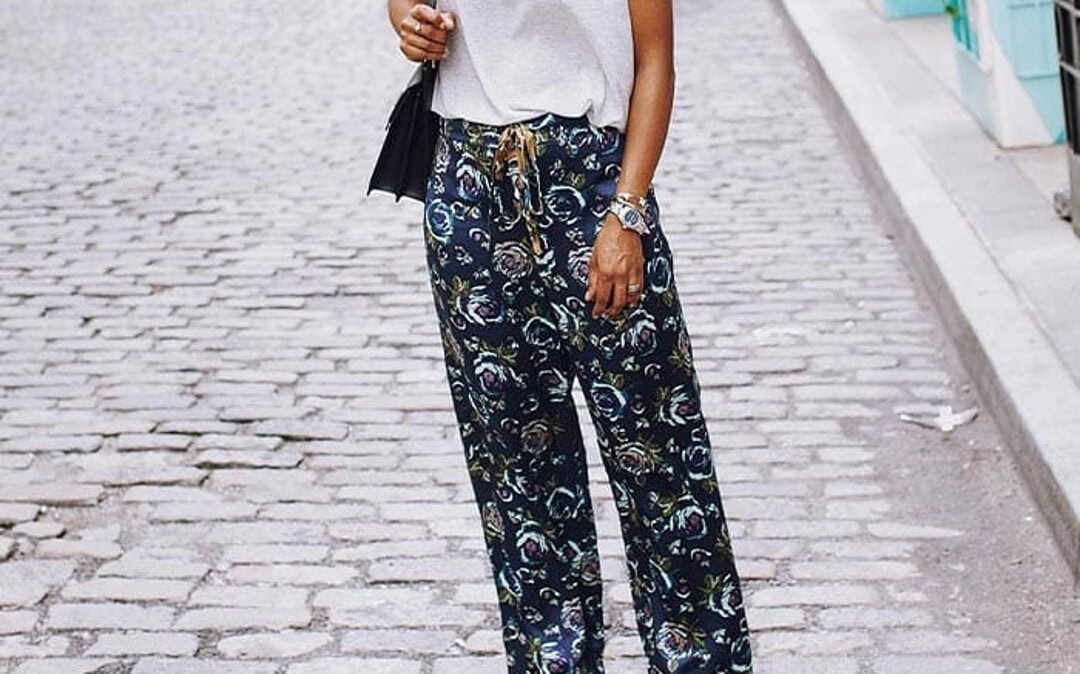 Printed slacks Clearance