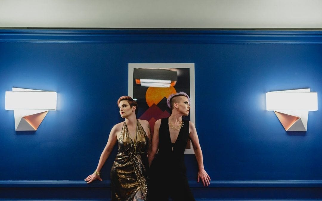 Neon Demon Inspired Non-Traditional Wedding Styled Shoot