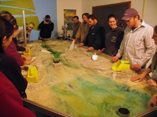 SIUC stream ecology class meets the Em4.