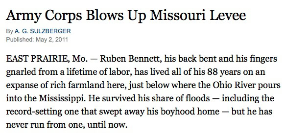 Spectacular NY Times fail on Birds Point.