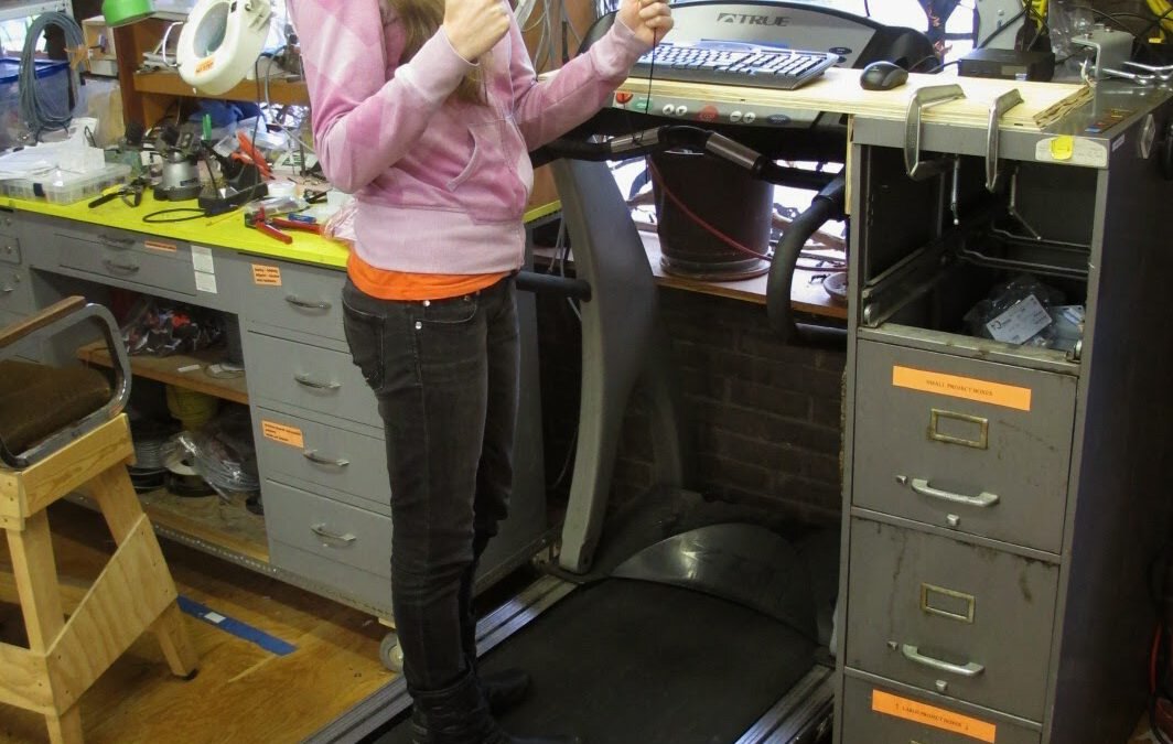 A treadmill desk for LRRD!