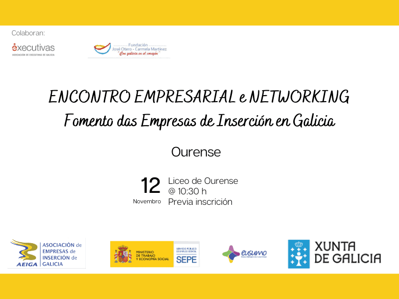Encontro Empresarial de Executivas de Galicia e AEIGA Ourense