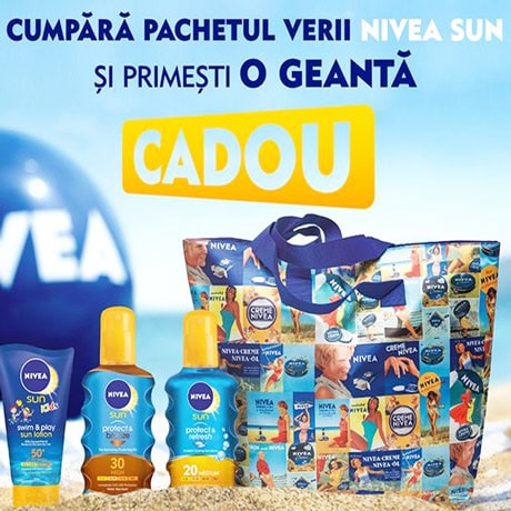 OFERTA! Set COMPLET protectie solara copii SPF 50 Nivea Sun Kids