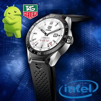 Ceasul smart TAG Heuer Connected Intel cu Android Wear de 1350 de euro