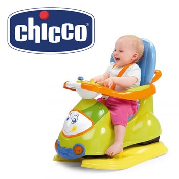 Jucarie Chicco Masinuta 4 in 1 pentru bebe cu varsta peste 9-12 luni