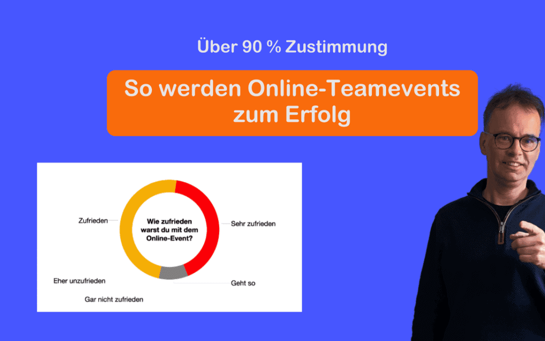 Über 90 % Zustimmung: Was ein Online-Teamevent erfolgreich macht