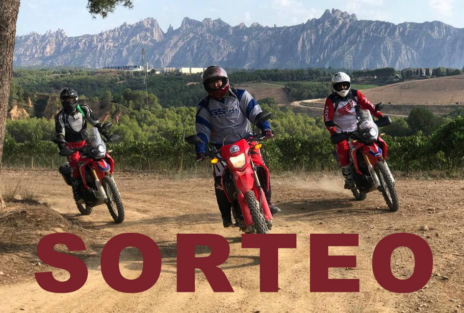 Sorteo de alquiler y ruta con la HONDA CRF250Rally