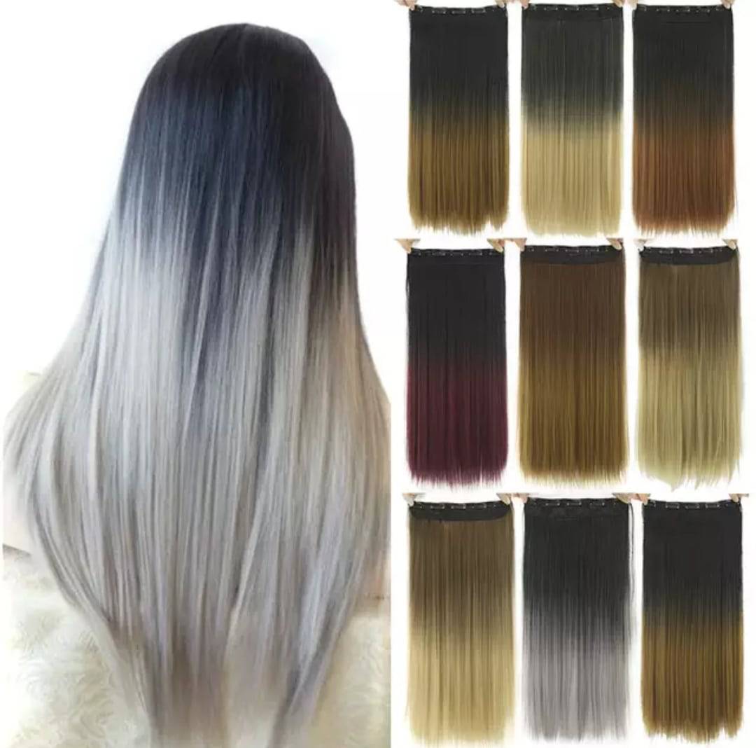 Natural Color Women Ombre Hair
