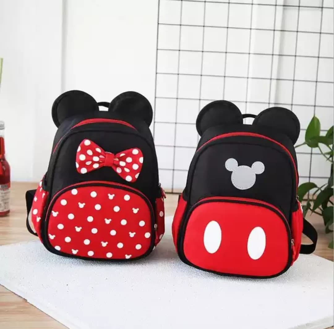 cute mickey backpack for kindergarten