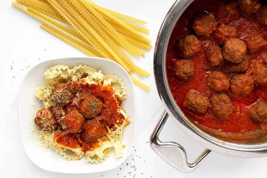 Meatballs with Pasta