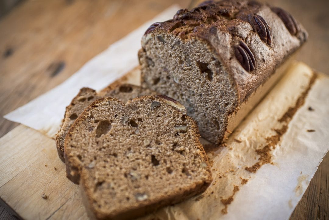 Kantine Quarantäne: Bananenbrot mit Pekannüsse 1 Bananenbrot mit Pekannüssen Banana Bread Pecannuts