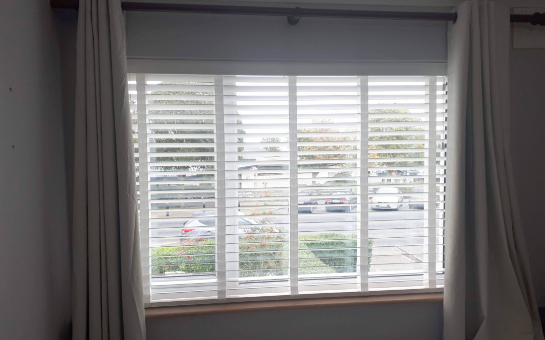 Wooden Venetian Blinds with Tapes installed in Swords, Dublin