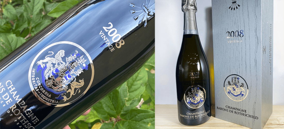 BARON DE ROTHSCHILD, BLANC DE BLANCS CHAMPAGNE, 2008