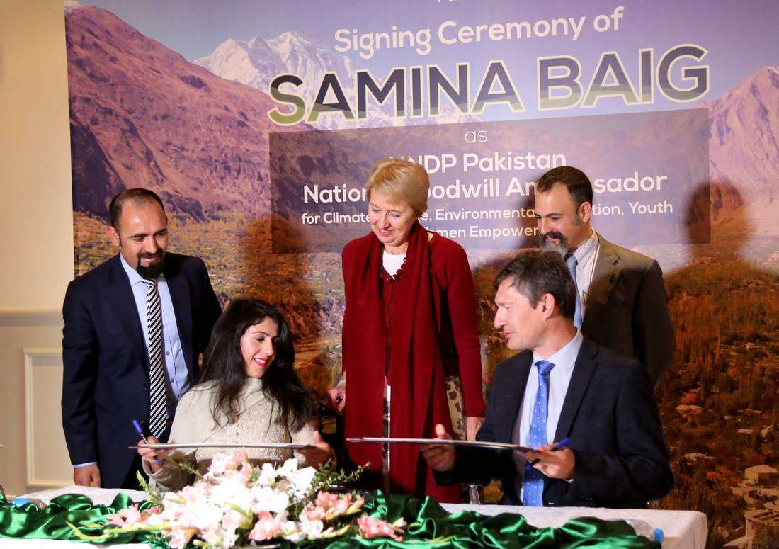 UNDP names mountaineer Samina Baig National Goodwill Ambassador For Pakistan