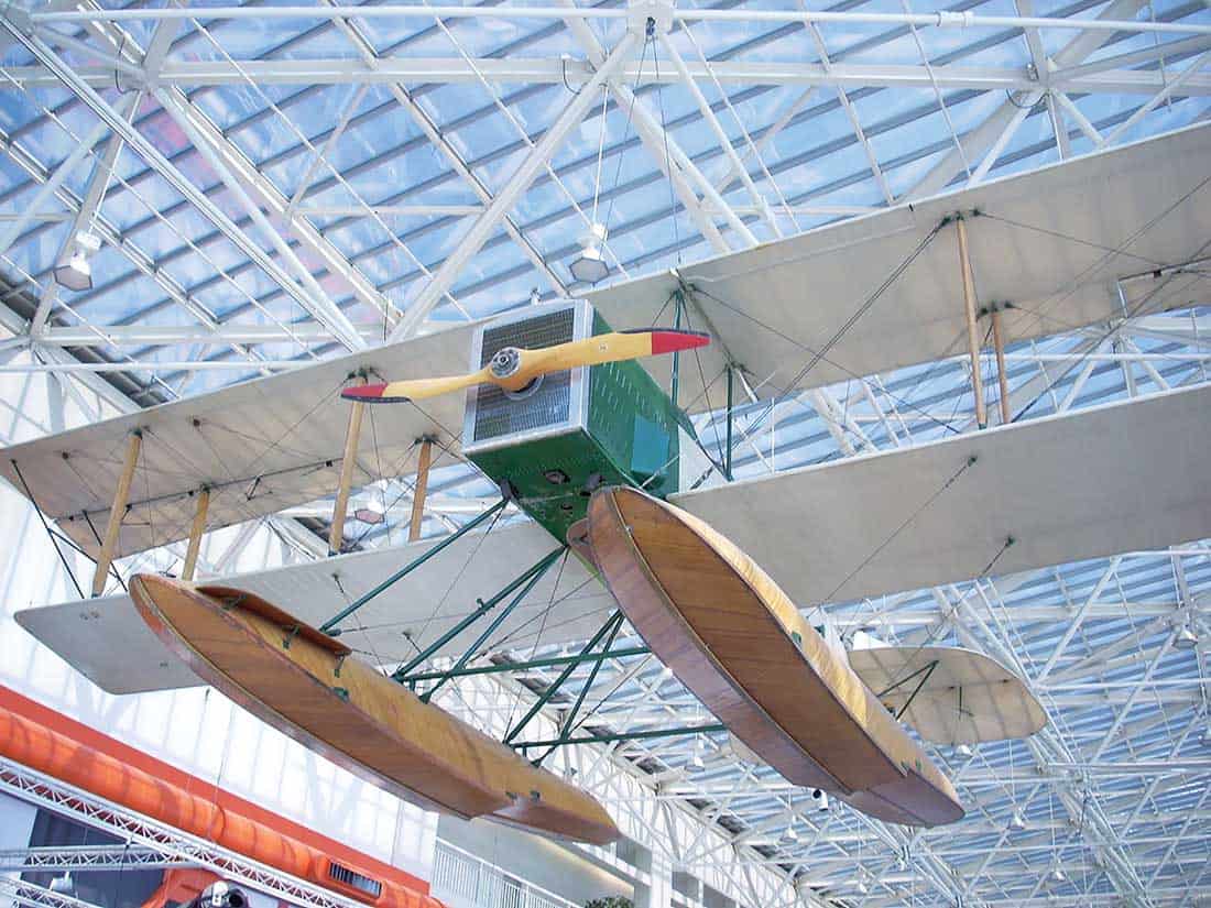 Точная реплика гидроплана Replica of the B&W Seaplane