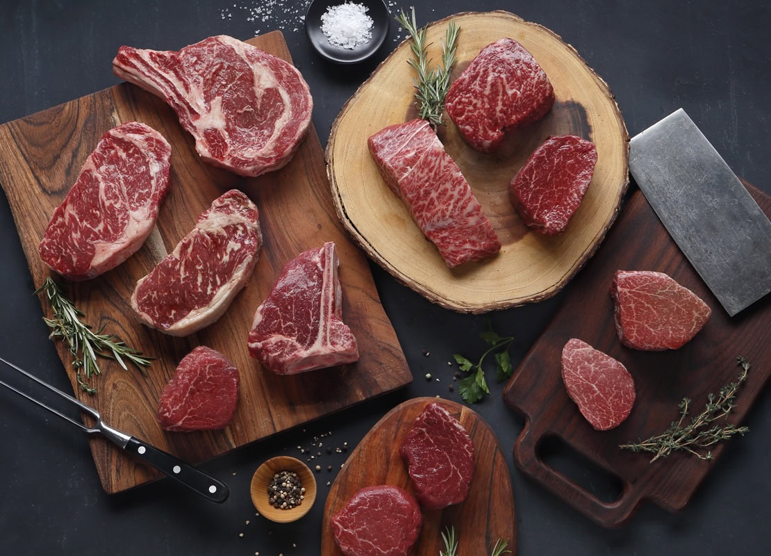 Prime + Certified Japanese Wagyu Steaks