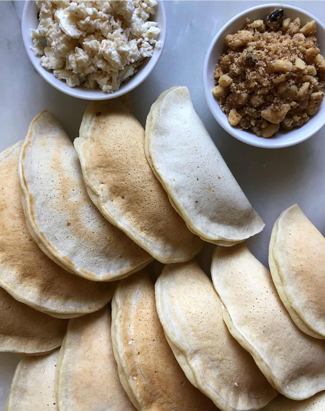 middle eastern stuffed pancakes