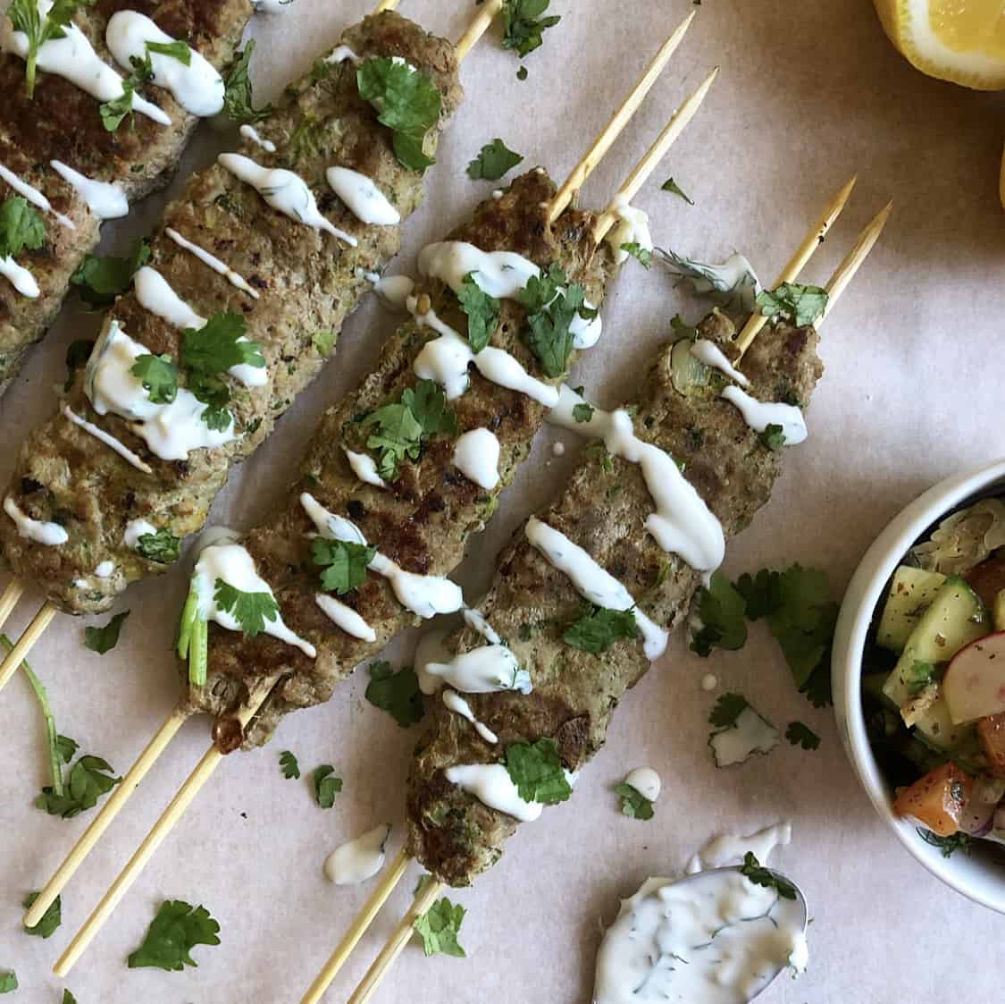turkey kebabs