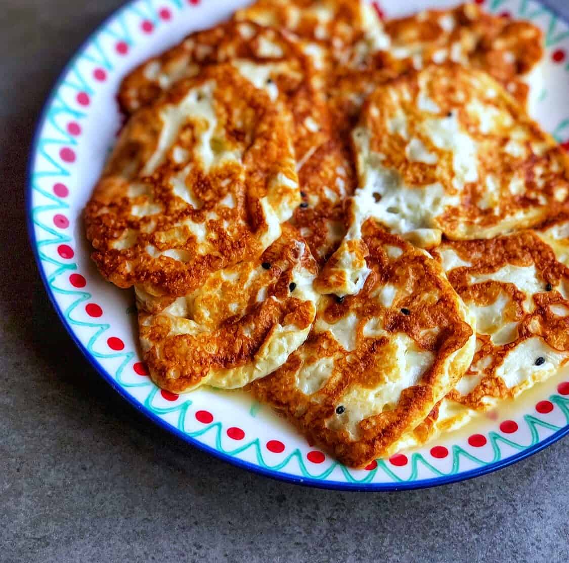 pan-fried halloumi