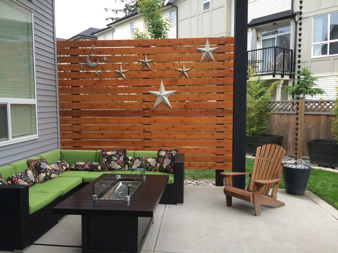 WALL OF FENCE SUN SHADE FOR PATIO