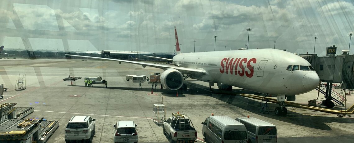 Swiss Business Class von Bangkok nach Zürich Swiss Business Class von Bangkok nach Zürich