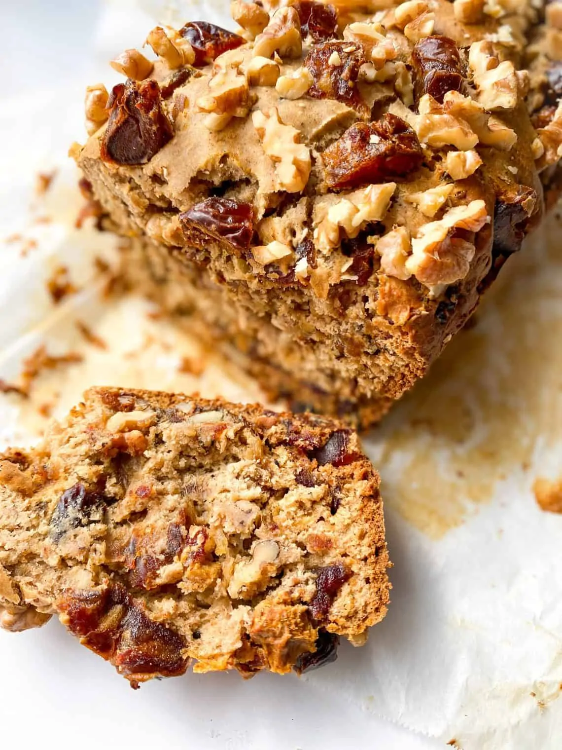 tahini date loaf