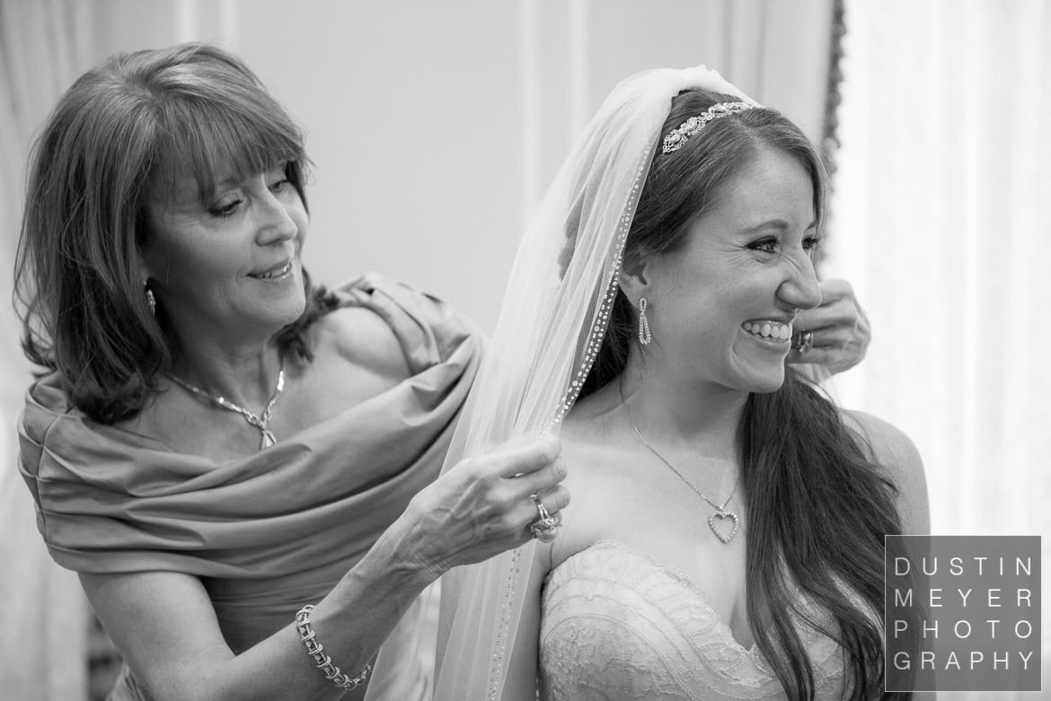Bride Getting Ready Driskill Hotel Wedding Austin Wedding Photographers