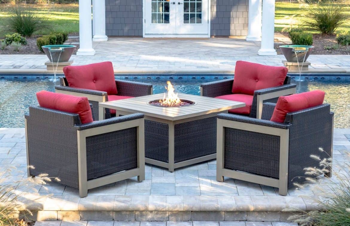 50 Top Backyard Fire Pit Ideas Photos Tips Diy Or For 2019 Hanover Montana 5 Piece Fire Pit