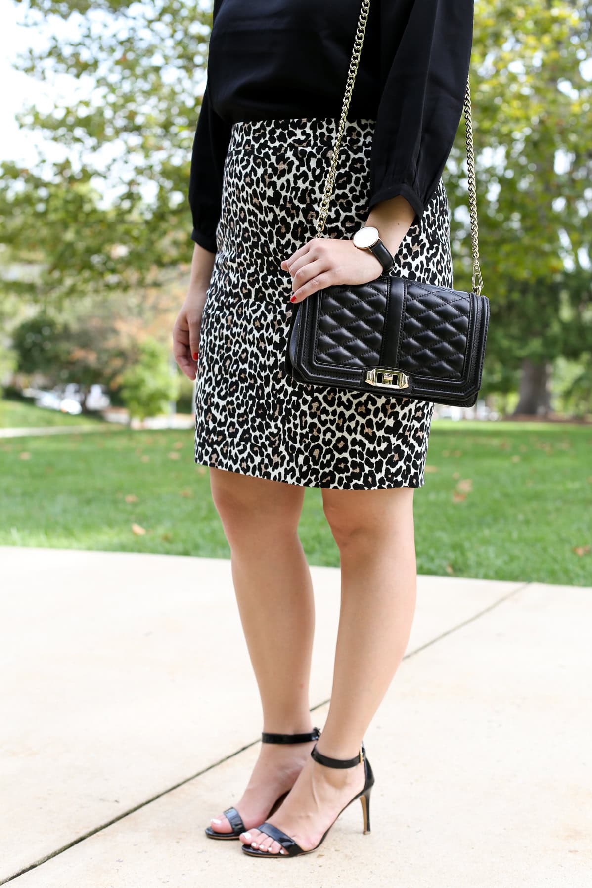 j crew cheetah skirt