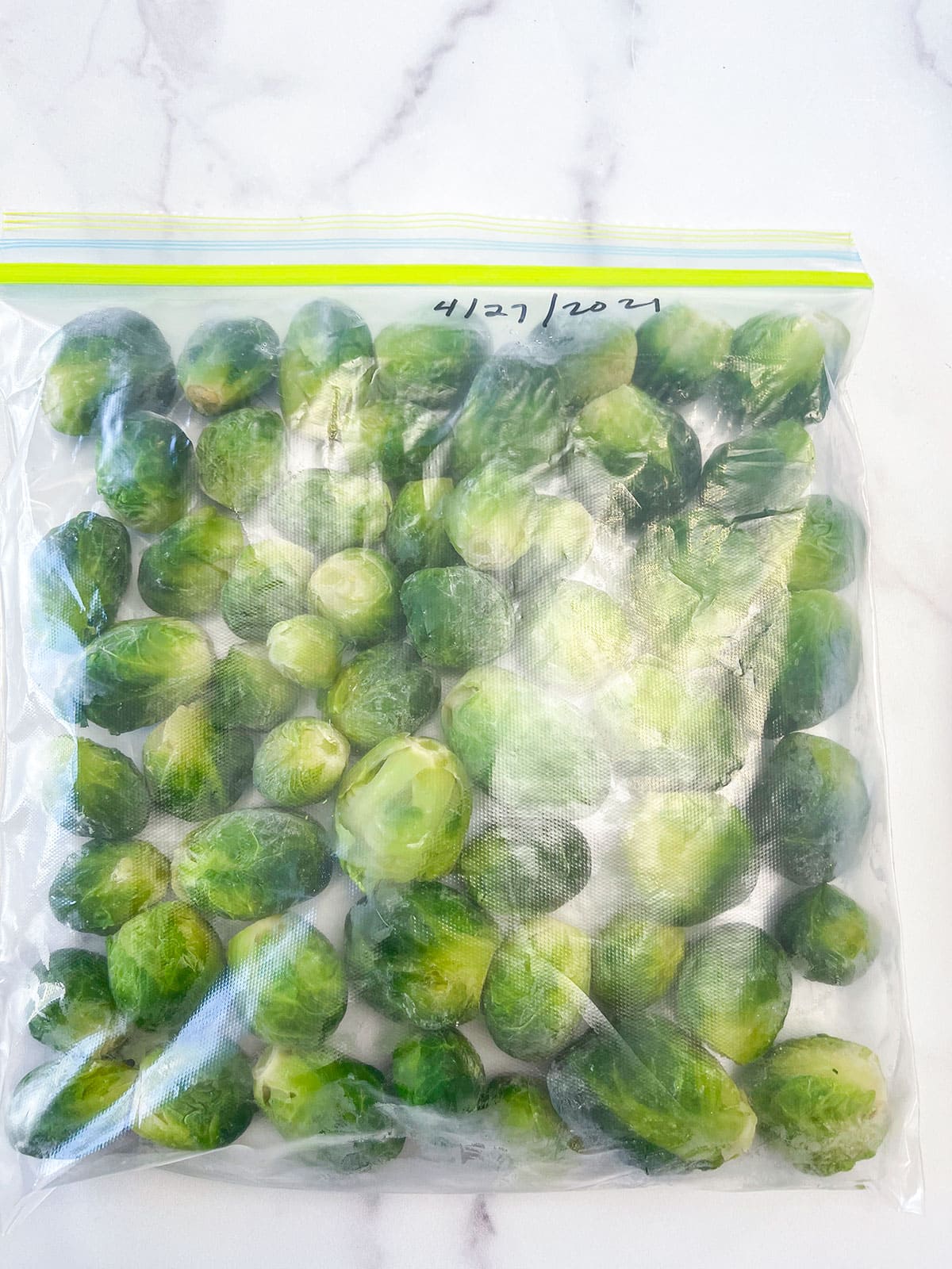 How To Freeze Brussels Sprouts Healthier Steps While the water is heating. how to freeze brussels sprouts