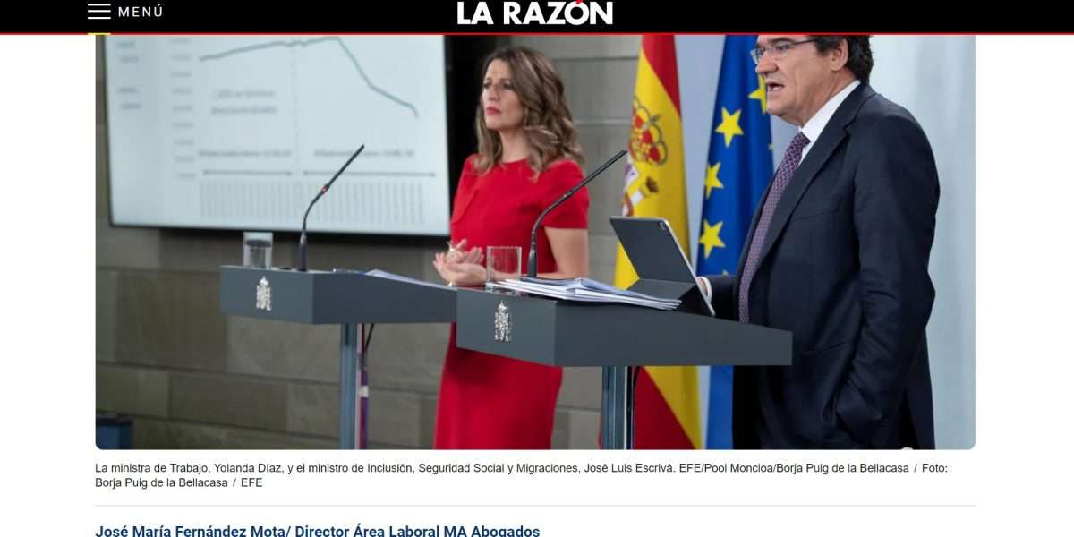 LA RAZÓN: LABORALMENTE, ASÍ «NO SALIMOS MÁS FUERTES»