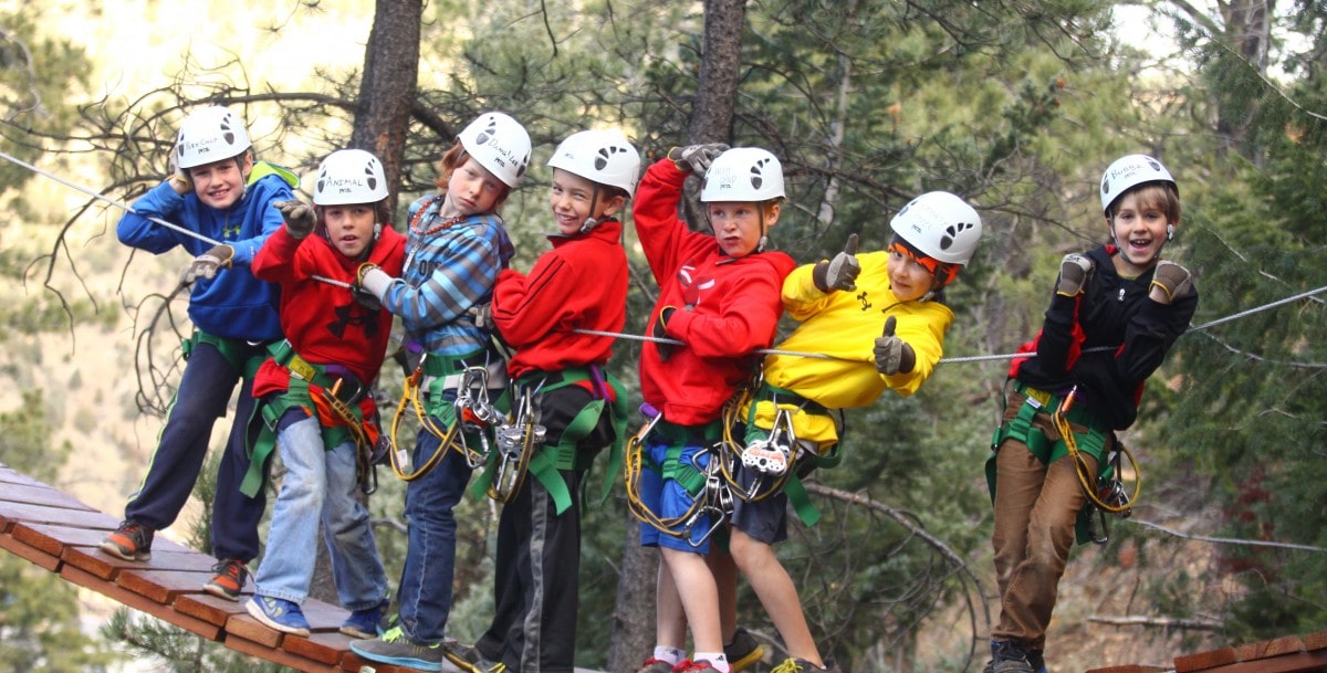 Group Zipline Kids Colorado