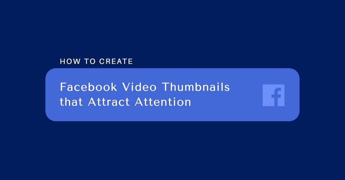 The Full Guide On Facebook Video Thumbnails If this string is not correct, you'll fail to get image thumbnail. the full guide on facebook video thumbnails