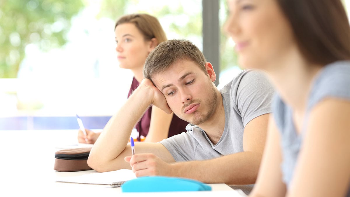 bored student at risk bored student at risk