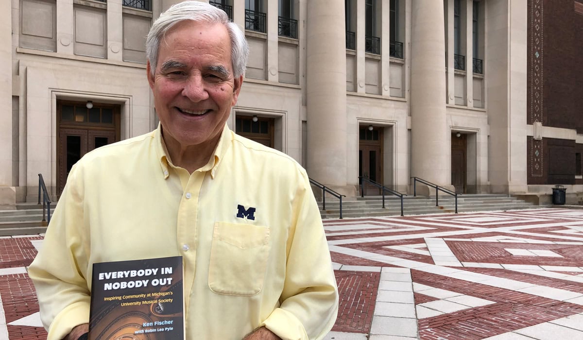 Ken Fischer With Book
