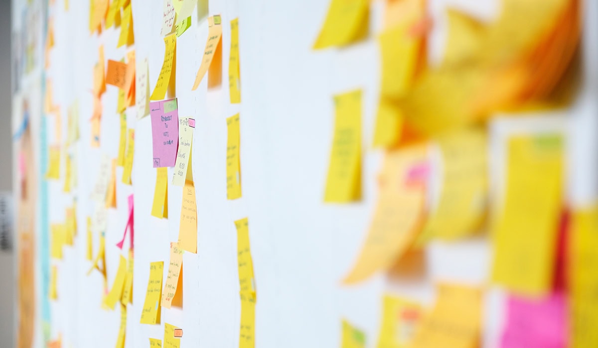 Project Planning, Sticky Notes