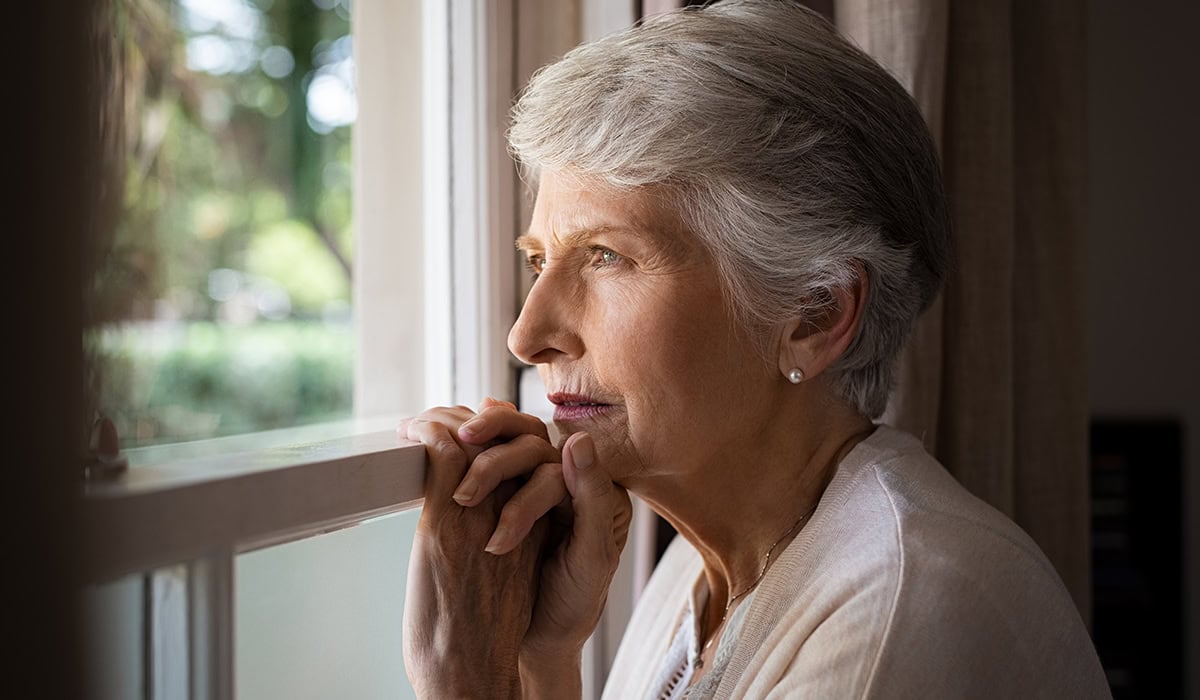 Lonely Senior Woman