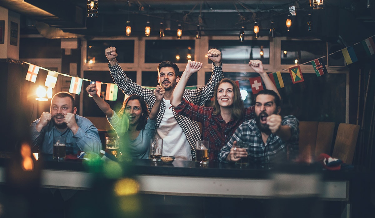 Celebrating In The Pub