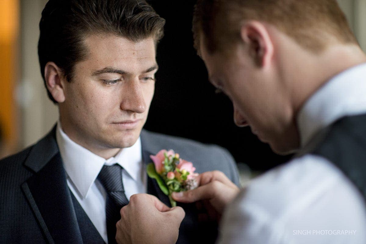 How To Pin A Boutonniere How To Pin A Boutonniere