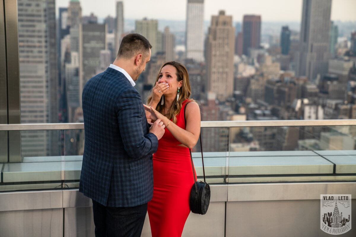 Empire State Building View Rooftop Proposal Vladleto