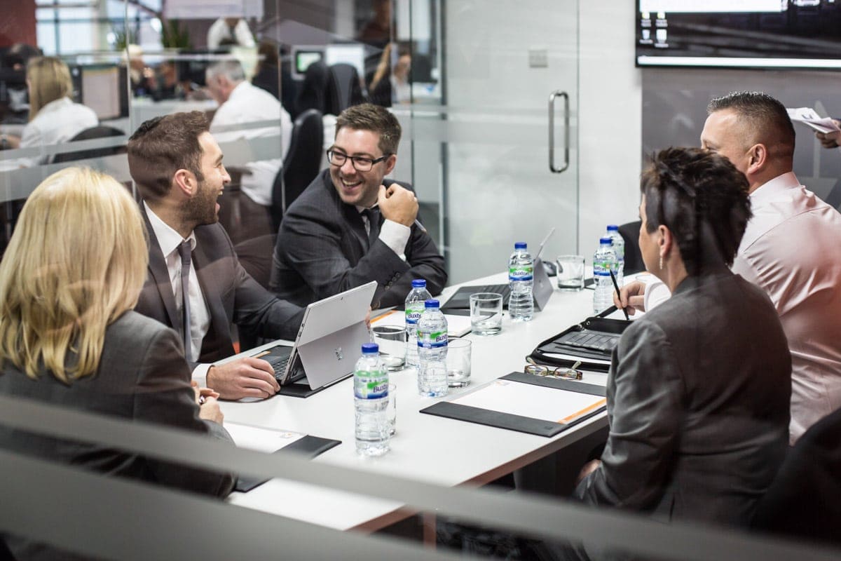 Commercial Photographer Manchester photo of meeting in meeting room