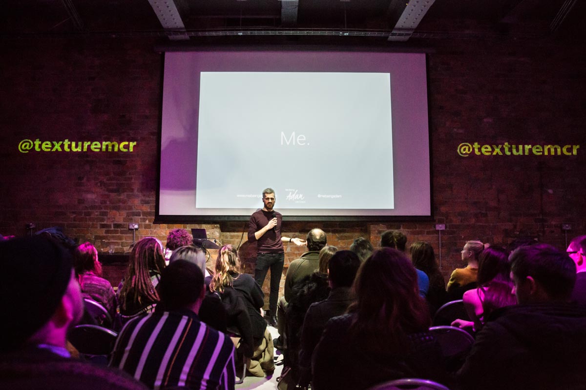me being adam conference talk manchester