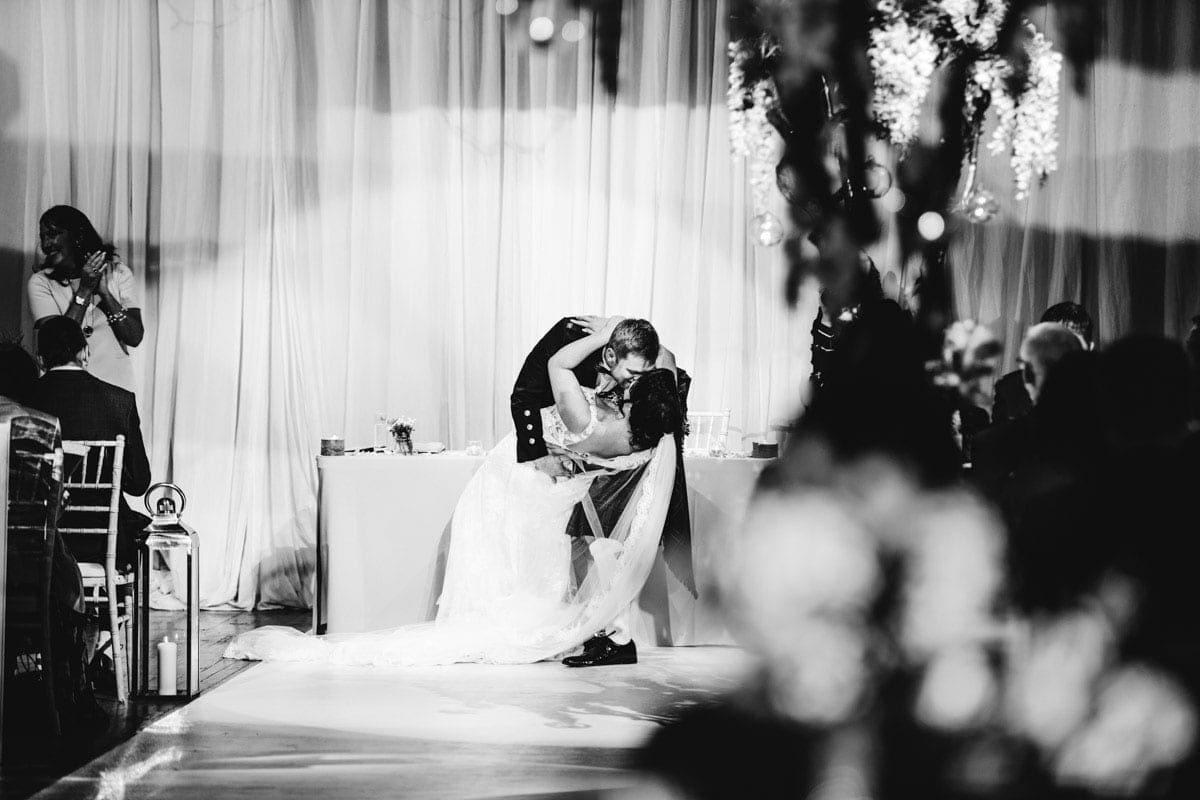 bride and groom are now married