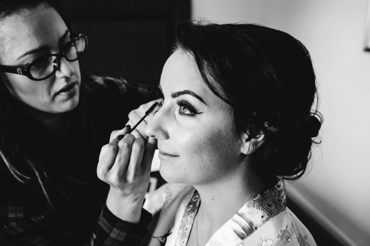 Bridal makeup in Lancashire