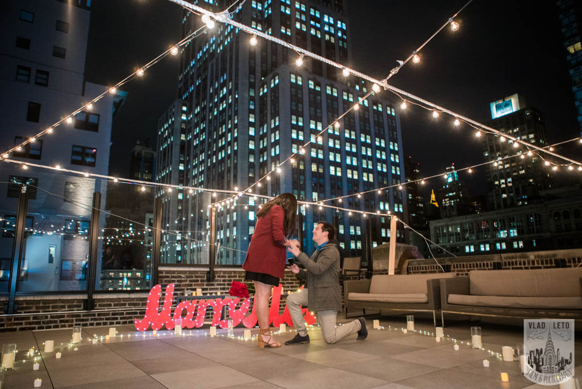 Photo 2 Rooftop proposal Empire State building view | VladLeto