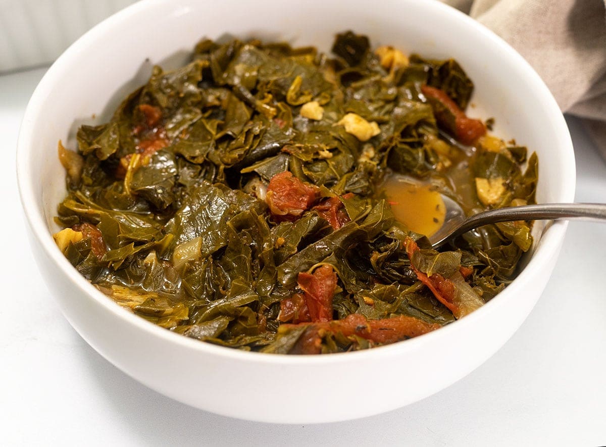 Vegan Southern Style Collard Greens Healthier Steps